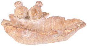 Poidło dla ptaków Liść ptaszka, ceramika MgO 21 x18 x 7 cm