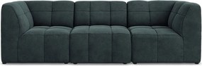 Niebieska aksamitna sofa 255 cm Aloha – Makamii