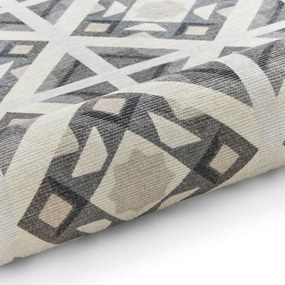 Szary chodnik odpowiedni do prania 76x230 cm Victoria Beige – Think Rugs