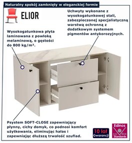 Kaszmirowa szafka łazienkowa pod umywalkę 120 cm R7-R66