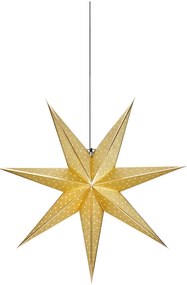Dekoracja świetlna w kolorze złota ze świątecznym motywem ø 45 cm Glitter – Markslöjd