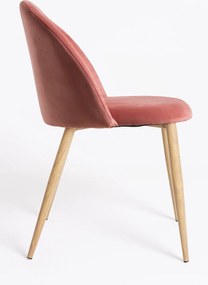 Zestaw 4 Krzese Vint Aksamitne