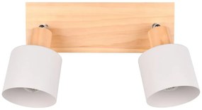 Biało-naturalna lampa punktowa ø 9 cm Shanti – Trio
