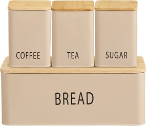 Metalowe pojemniki 4 szt. Tula – House Nordic