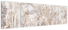 Obraz - Irysy (170x50 cm)