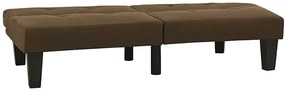 Rozkładana brązowa sofa - Iluna 3X