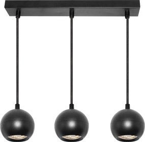 Osram - Lampa wisząca na przewodzie SPOT SPHERAL 3xGU10/6W/230V czarna