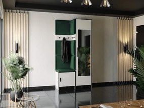 Garderoba ROJ 11 Biały + Zielony