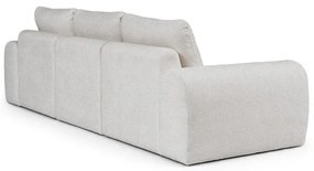 Jasnoszara sofa z materiału bouclé 287 cm Mirel – Rodier