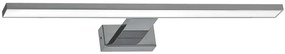 Srebrny kinkiet do łazienki - N018-Zassio 30x12x4 cm