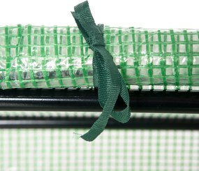 Outsunny Szklarnia Foliowa z Okienkiem PE Cieplarnia na Pomidory 119x60x60cm Zielona | Aosom PL