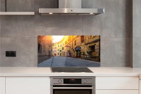 Panel szklany do Kuchni Malownicza Włoska Uliczka