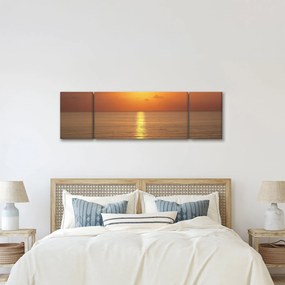 Obraz - Zachód słońca nad oceanem (170x50 cm)
