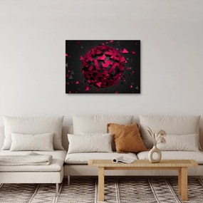 Obraz abstrakcji 3D (70x50 cm)