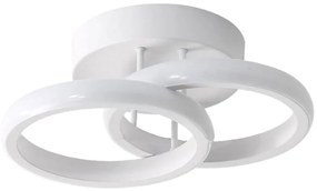 Plafon lampa LED sufitowa okrąg metalowa AT68-2SL-White