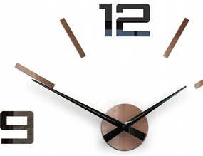 Zegar ścienny naklejany duży nowoczesny akrylowy na ścianę do kuchni salonu