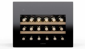 Klarstein Rhone 59cm 28 Butelek Winiarka do Zabudowy Czarny