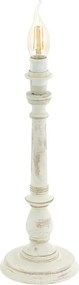 Eglo 33055 - Lampa stołowa 1xE14/40W/230V biała/patyna
