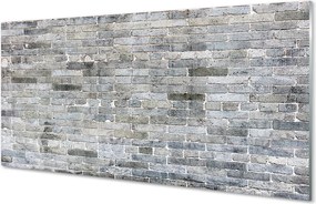 Szklany Panel Industrialna Czerwona Cegła