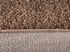 Dywan shaggy Best jednokolorowy cappucino 80 cm x 250 cm