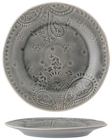 Szary talerz z kamionki Bloomingville Rani, ø 26,5 cm