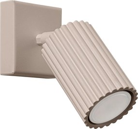 Szarobrązowa metalowa lampa punktowa 8x16 cm Gleam – Sollux