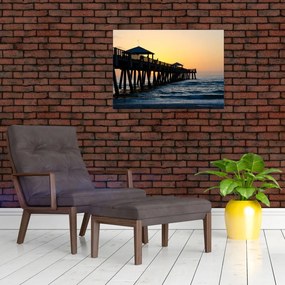 Obraz na szkle - na plaży (70x50 cm)