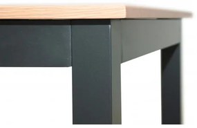 EXPERT WOOD antracyt - ogrodowy stół gastronomiczny aluminiowy 90 x 90 x 110cm