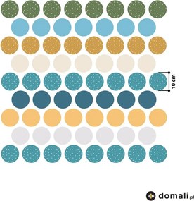 Naklejki na ścianę - Kropki II.