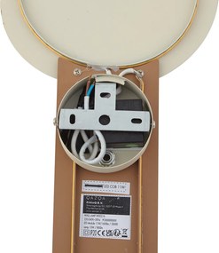 Dziecięca lampa ścienna pomarańczowa z LED z 3-stopniowym ściemnianiem - Gigi Żyrafa