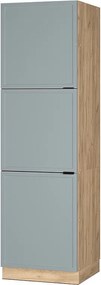 Szafka kuchenna jasnoniebiesko-szary 60x58x206.8 fame-line