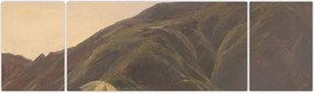 Obraz - Jules Coignet, View of Bozen with a Painter, reprodukcje (170x50 cm)