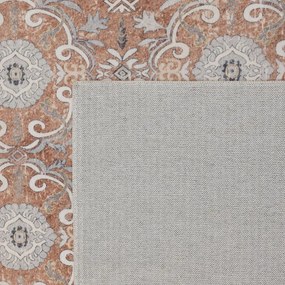 Dywan vintage INKA Ornament z Efektem Postarzenia Terakota 120 cm x 170 cm