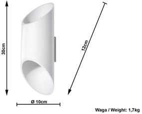 Nowoczesny kinkiet tuba N0-F86
