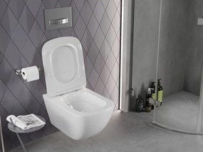 Mexen Timo miska wc Rimless Tornado, biała połysk - 3365XX00T