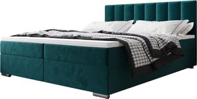 BEDANTE Łóżko kontynentalne ZILANO2 140x200 Itaka 39 Niebieski