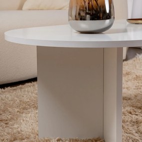 Stolik kawowy Sable White