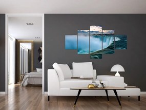 Obraz wodospadów (125x70 cm)