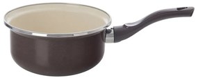 Orion Emaliowany rondel z rantem Brown, średnica16 cm, śred. 16 cm