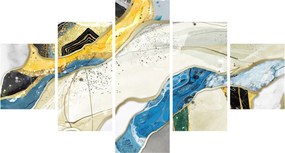 Obraz - Kolorowy marmur (125x70 cm)