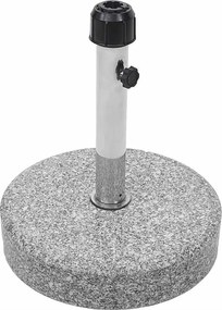 Stojak na parasol MCW-F92,  24kg okrągły szary