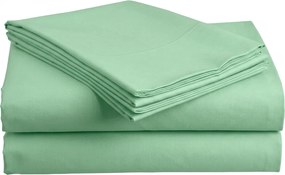 PrzytulneMieszkanie.pl Bawełniane prześcieradło STANDARD 140x240 cm, zielone