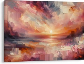 Obraz - Malowane zorze (70x50 cm)