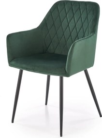 Krzesło do jadalni z wysokimi podłokietnikami K558 Halmar