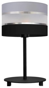 Lampa stołowa HELEN 1xE27/15W/230V czarny/szary/srebrny