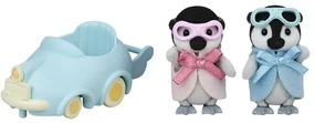 Sylvanian Families Baby Penguins bliźniaki zsamochodem