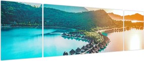 Obraz - Bora Bora (170x50 cm)