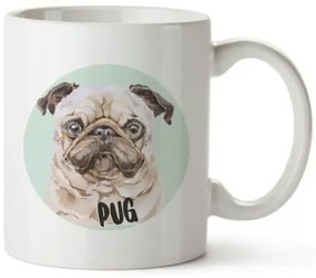 Bohemia Gifts Kubek ceramiczny - Pug, 350 ml