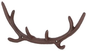 Brązowy metalowy wieszak ścienny Antlers – Esschert Design