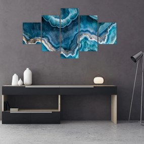 Obraz - Detal akwamarynu (125x70 cm)